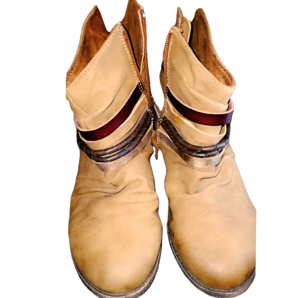 Cute heeled ankle boots